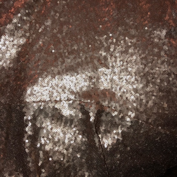 Free People Gold Sequined Keyhole Back dress - Picture 6 of 6